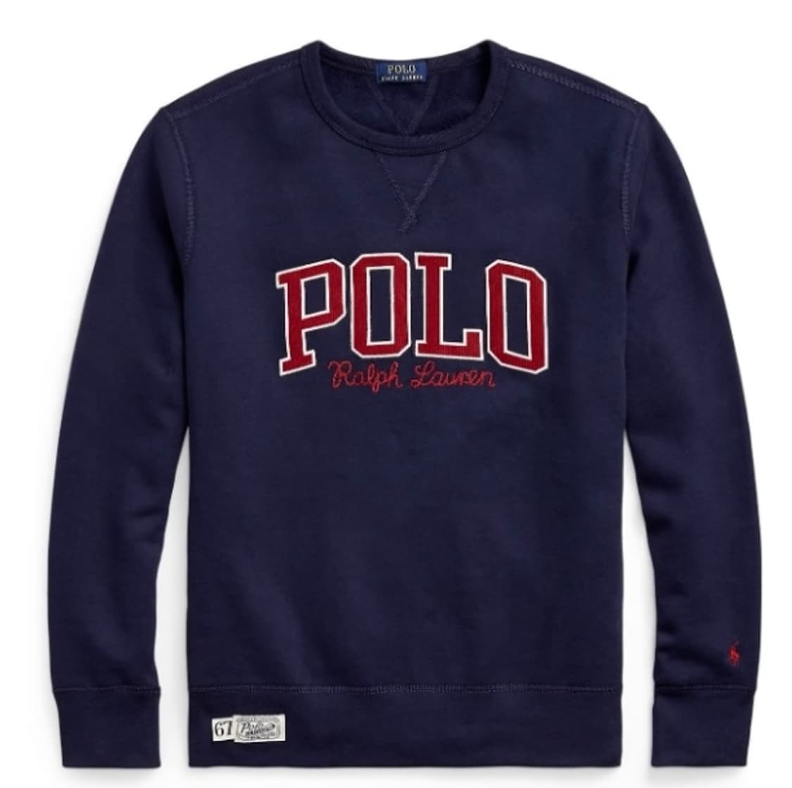 폴로 랄프로렌 로고 스웻셔츠 기모 맨투맨 네이비 M 상품이미지1