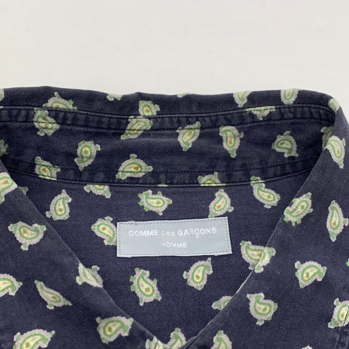 꼼데가르송 옴므 페이즐리 셔츠 남방 (M) 상품이미지4