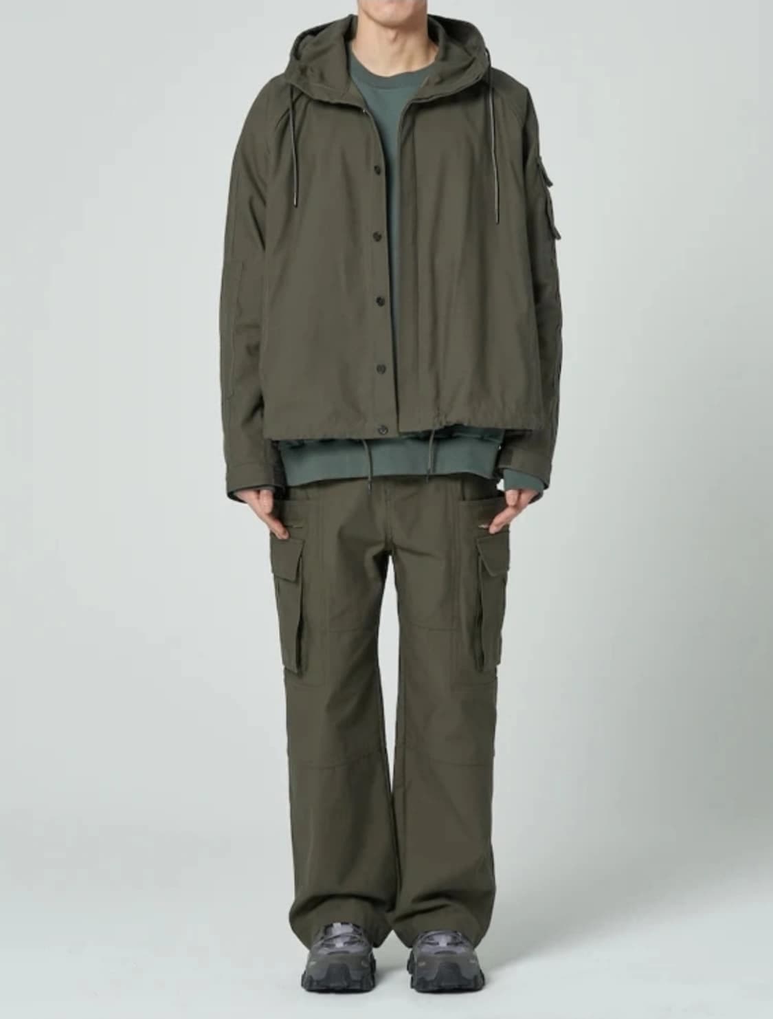 준지 89만 카키 후드 마원 점퍼 상품이미지9