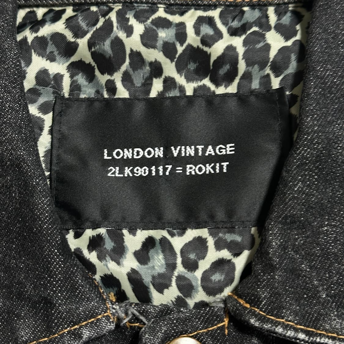 로킷 런던 빈티지 데님 자켓 상품이미지6