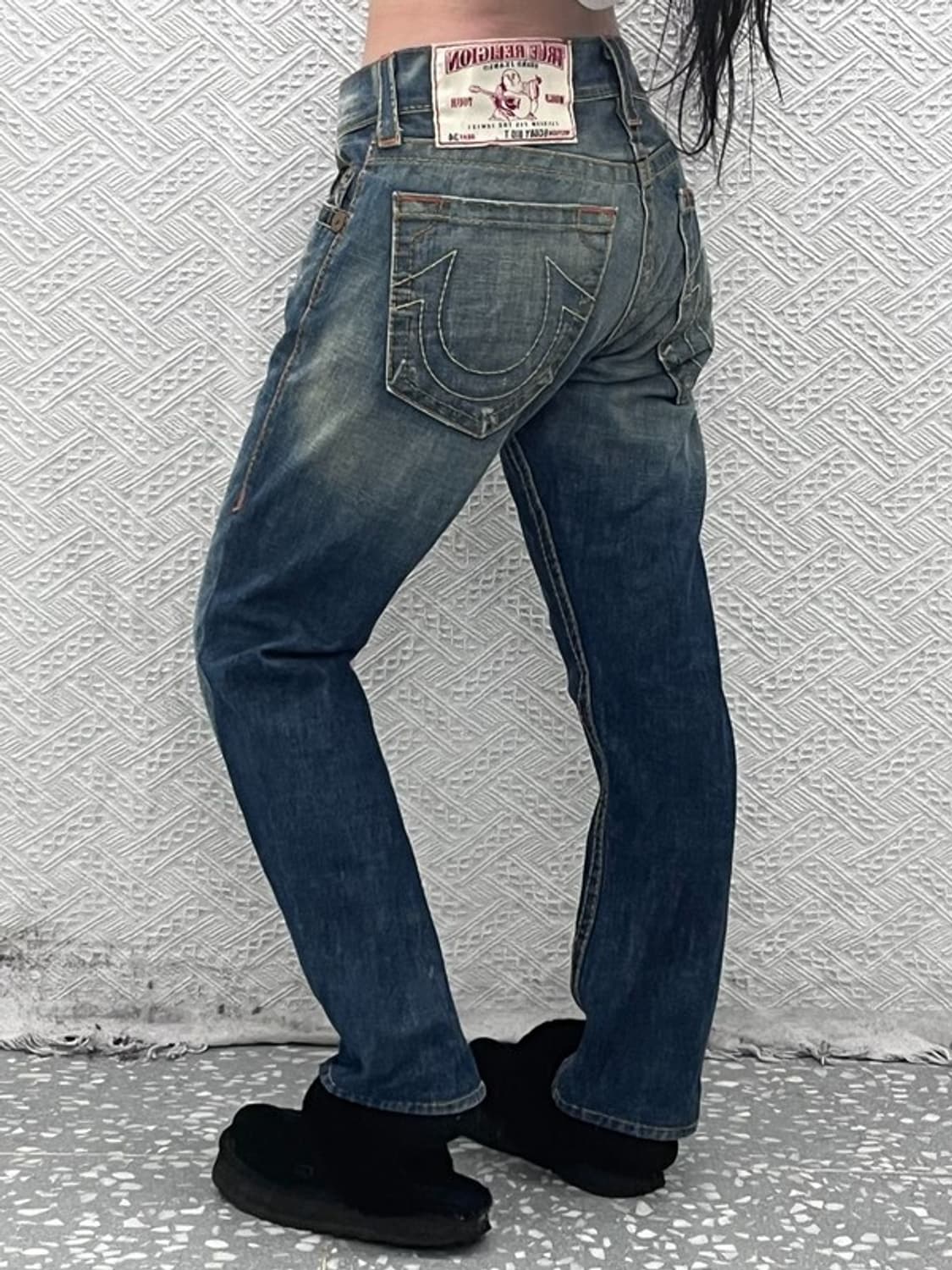 트루릴리전 BOBBY 빅티 레트로 빈티지 데님팬츠 34인치 C09166 상품이미지1