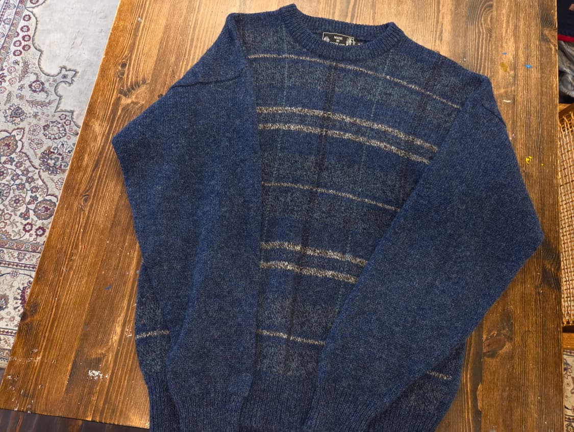 스코틀랜드 메이드 셔틀랜드울 니트 상품이미지10