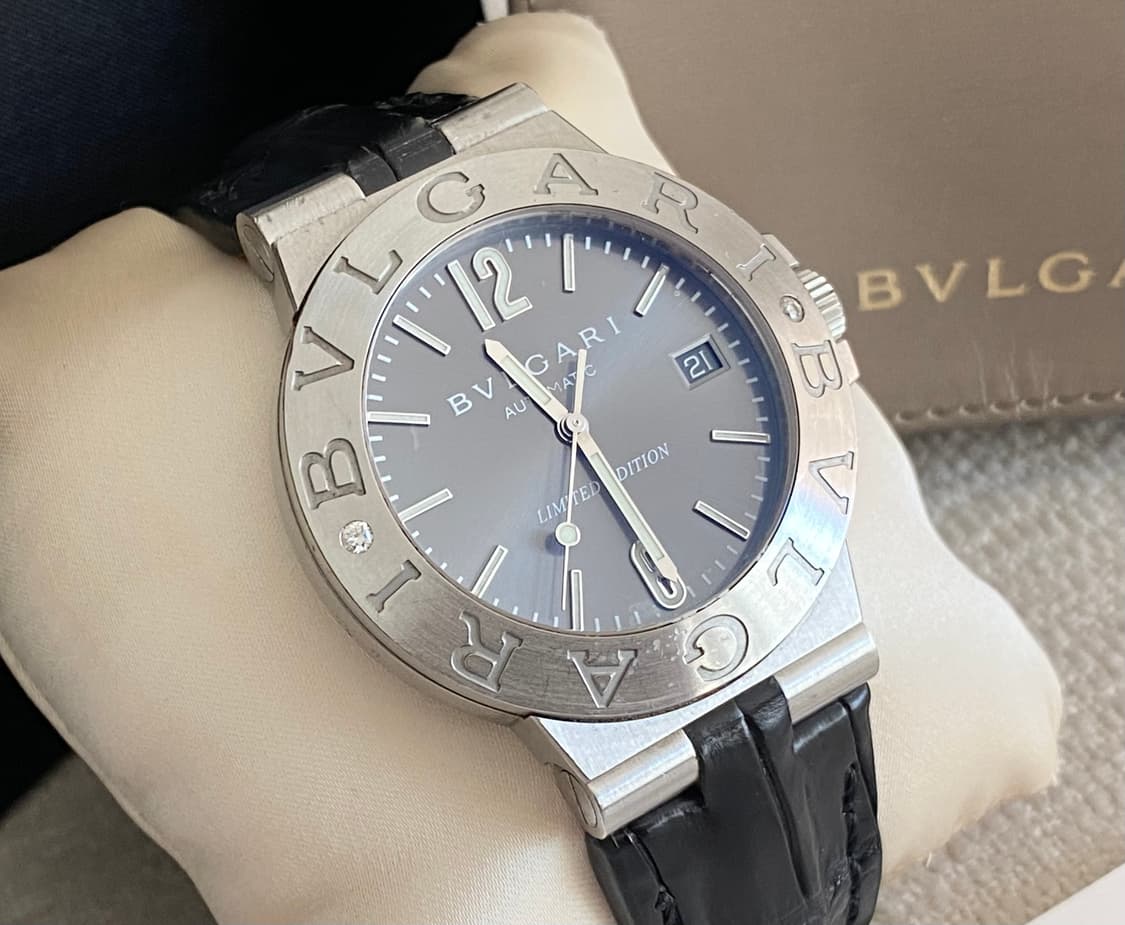 불가리 디아고노 리미티드에디션 LCV38 2P 다이아 38mm 오토메틱 상품이미지4