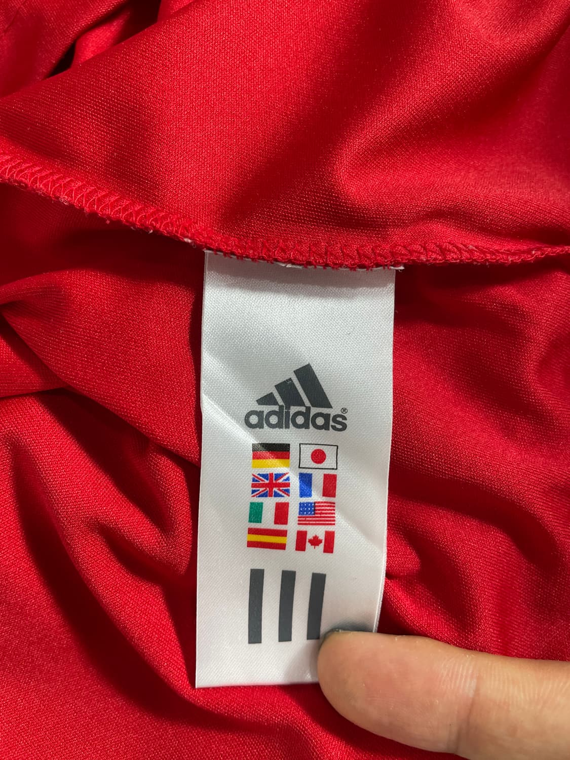 아디다스 다시한번 대한민국 반팔 티셔츠 레드 상품이미지3