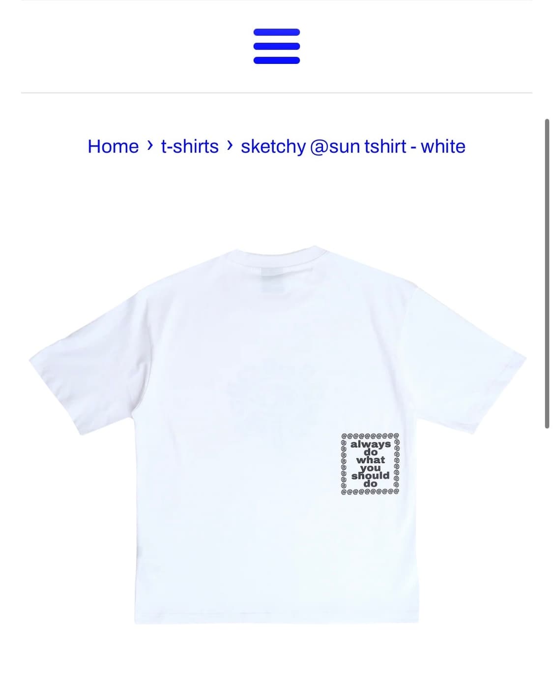 sketchy @sun tshirt 상품이미지2