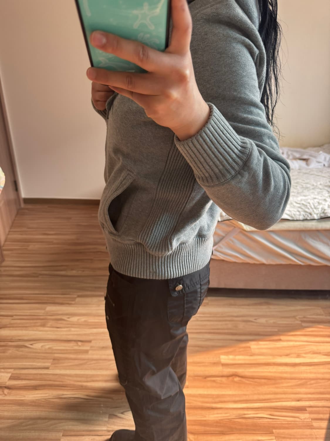 y2k 양털 후드집업 상품이미지7