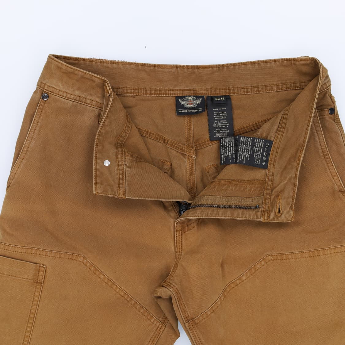 [30x32] 할리데이비슨 남성 더블니 자수 카고 팬츠 바지 N6919 상품이미지5