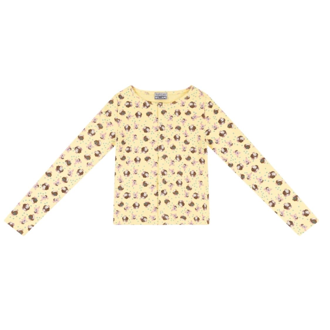 [XS]애슐리 윌리엄스 25fw 걸 베이비 가디건/옐로우 상품이미지4