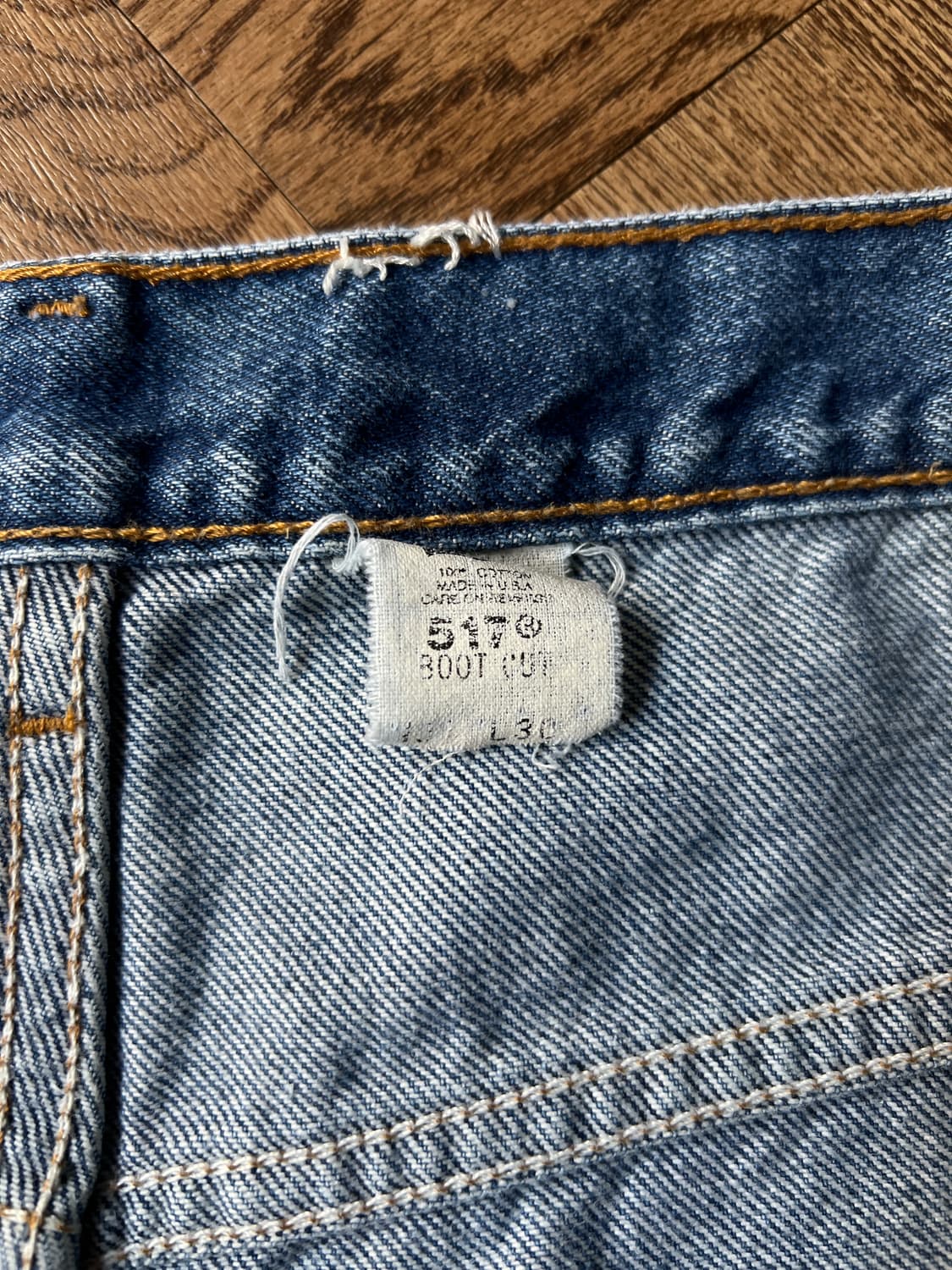 [36]90's 리바이스 Made in USA 빈티지 플레어진 F19 상품이미지4