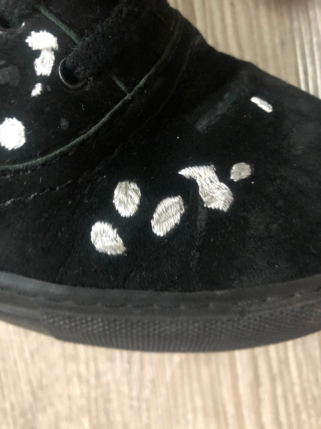 까르뱅 벚꽃자수 스니커 반스 어센틱 상품이미지4