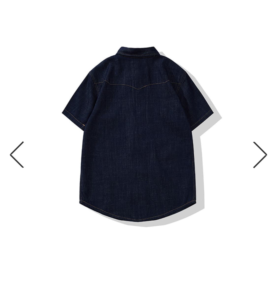 [시즌오프] (2XL) 웨스턴 버팔로 데님 반팔 셔츠 상품이미지2