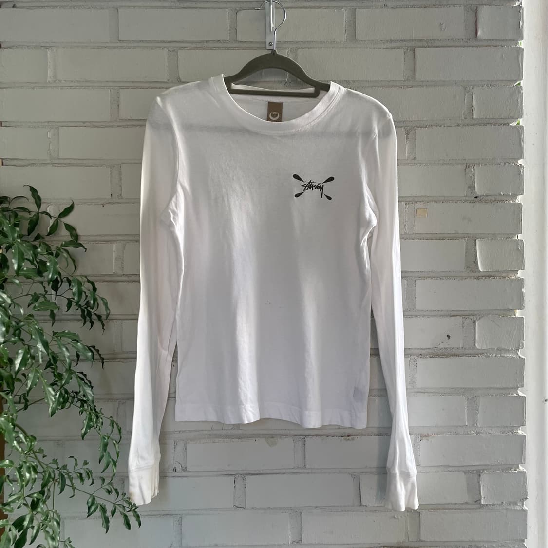 스투시 화이트 롱슬리브 상품이미지3