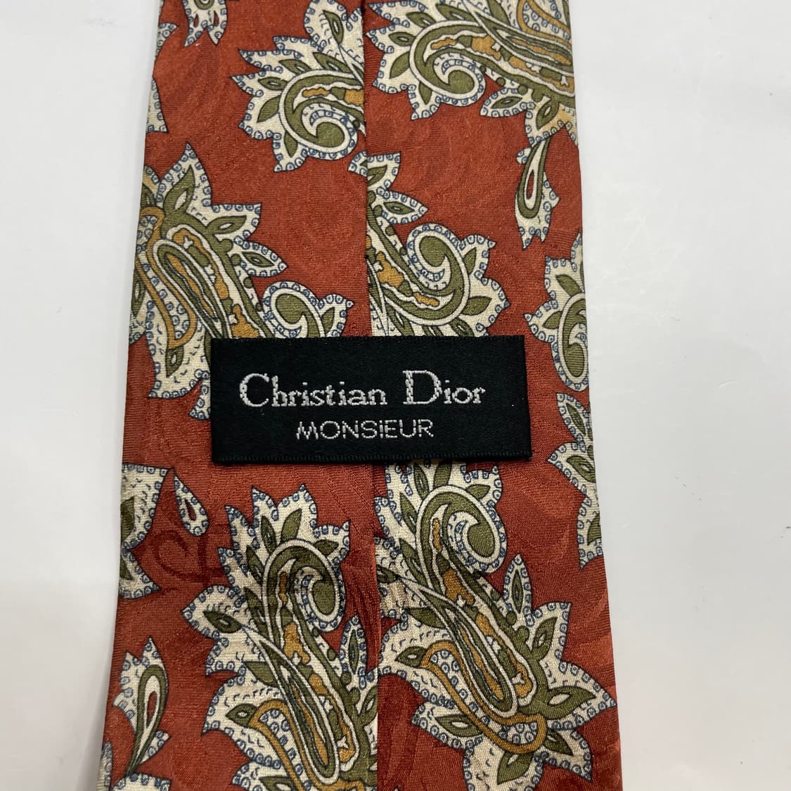 798) (Christian DIOR) 크리스찬 디올 패턴 넥타이 상품이미지5