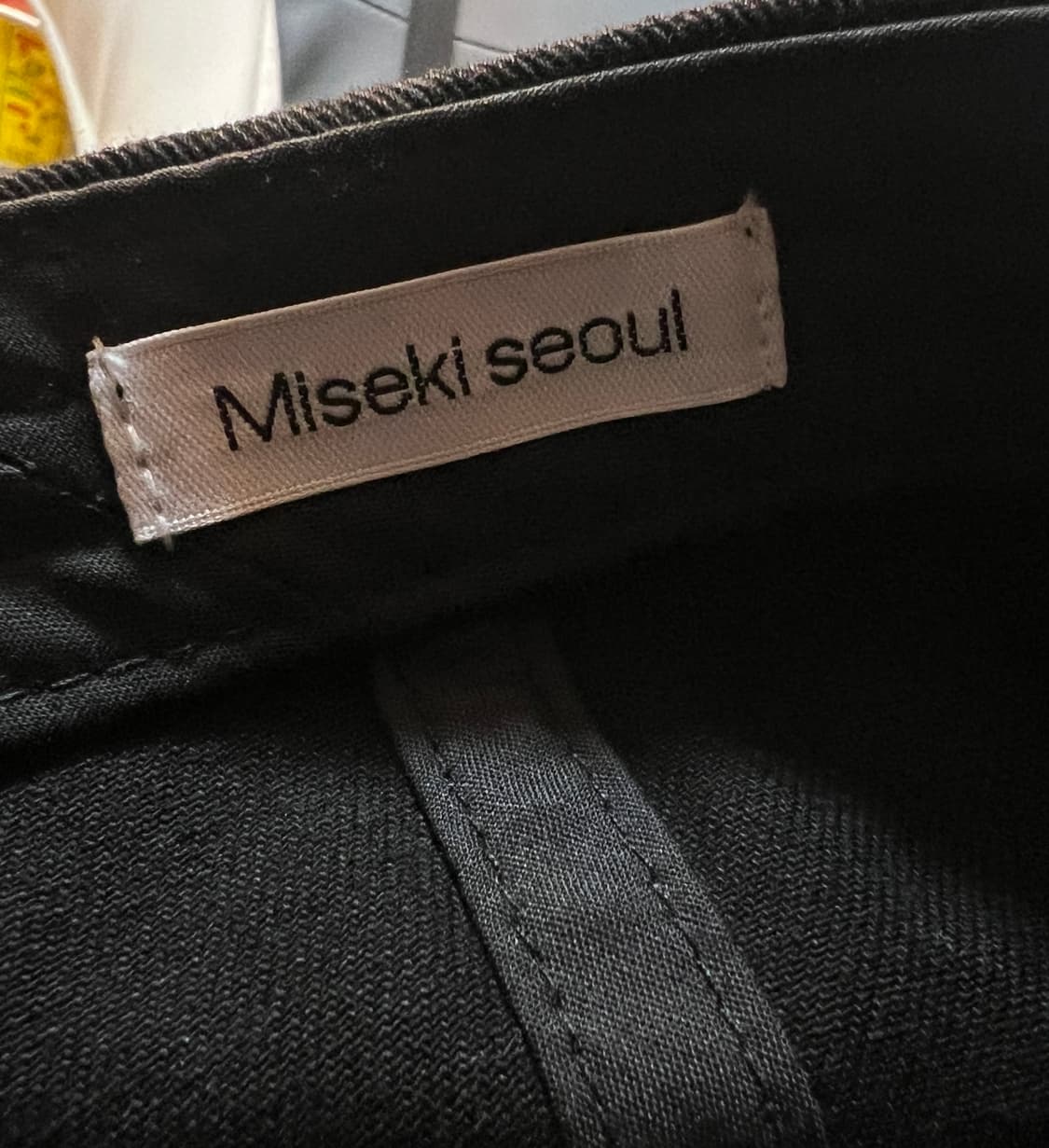 미세키 서울 볼캡 모자 블랙 상품이미지3