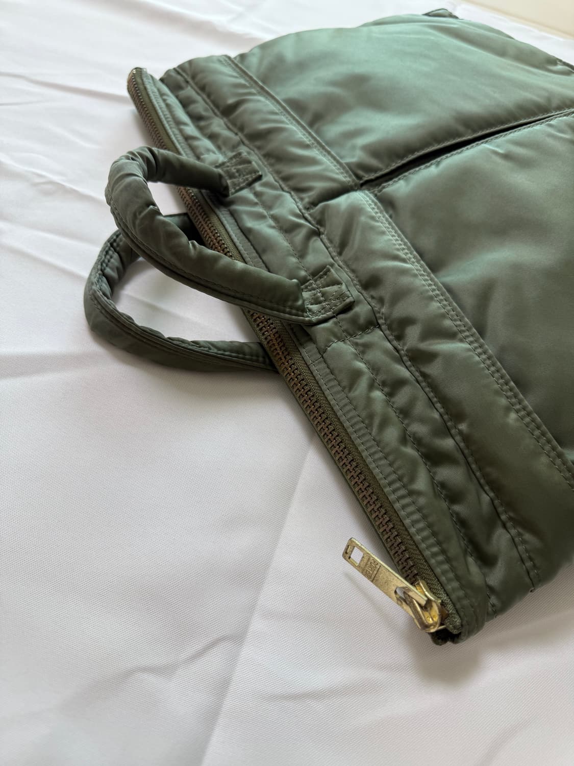 PORTER 신형 포터 탱커 숏 헬멧백 L 카키 서류가방 세이지그린 상품이미지7