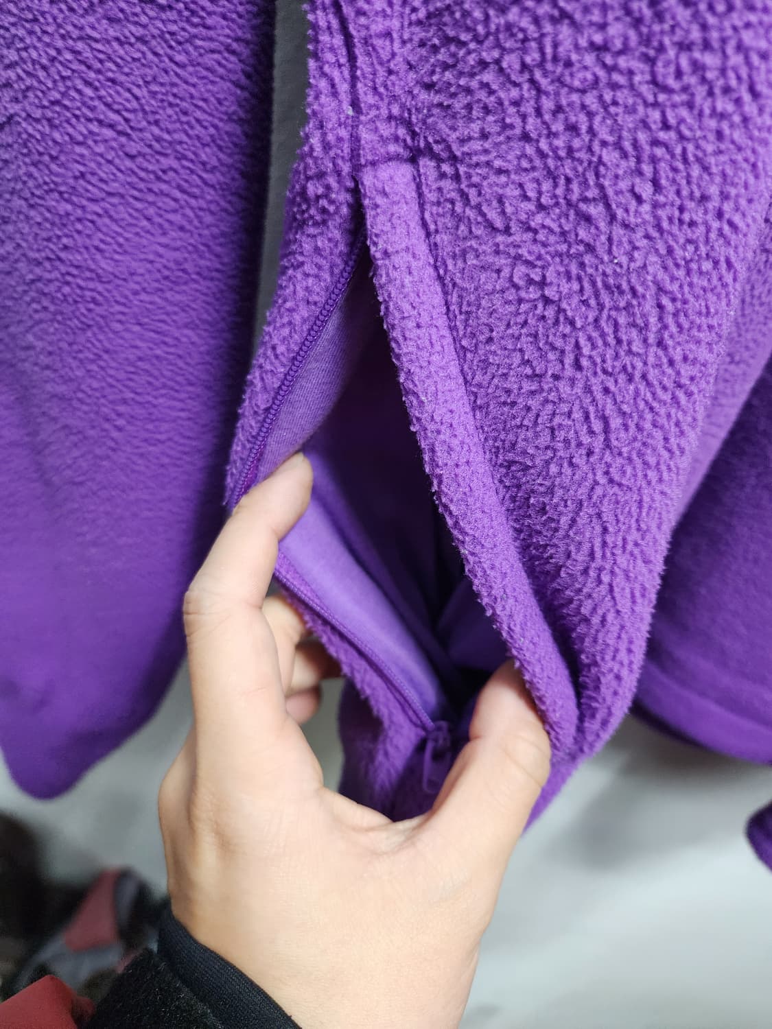 아디다스 빅 트레포일 아노락 후리스 상품이미지3