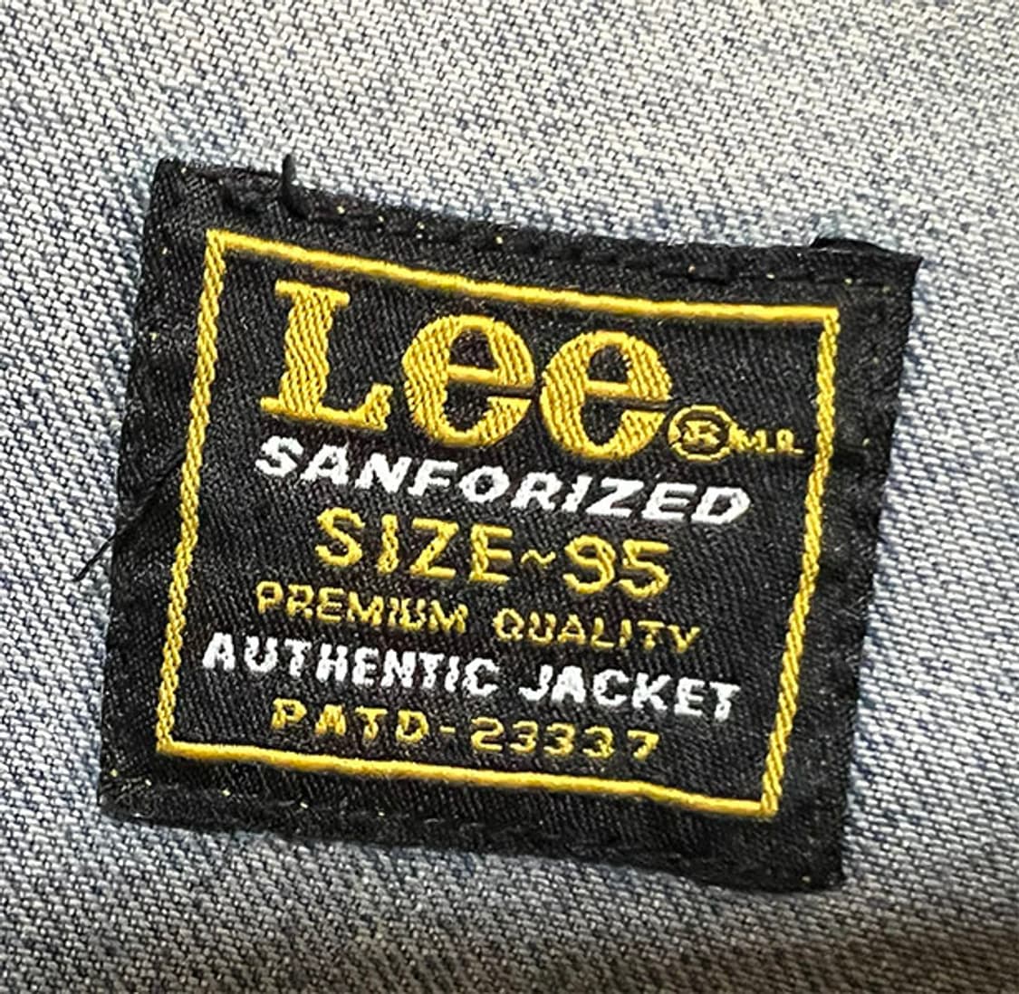 Lee PATD-23337 80-90s 남자 데님자켓 M 95-100 상품이미지4