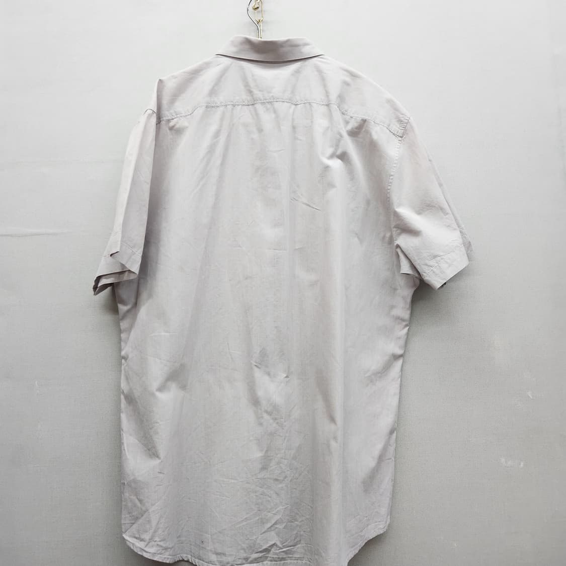 DKNY 원포켓 핀스트라이프 반팔셔츠 L(XL) 상품이미지4