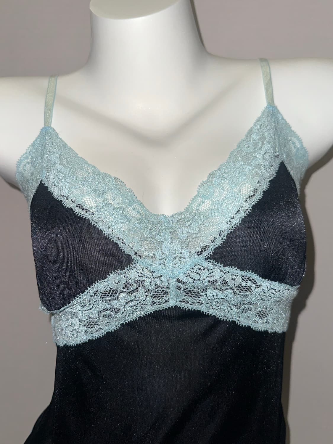 빈티지 페어리코어 민트 레이스 슬리브리스 상품이미지5