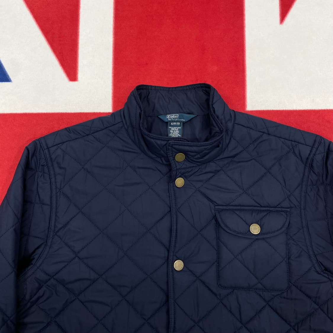 폴로 퀼팅자켓  M 상품이미지3