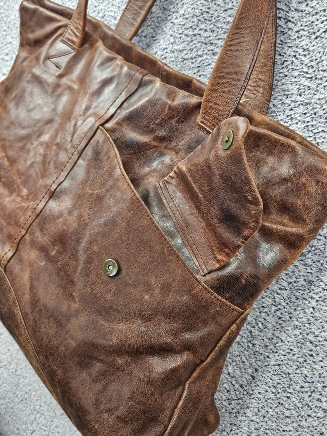 다코타 블랙라벨 레더 토트백 ( 44X30X12 ) / 11770 상품이미지3