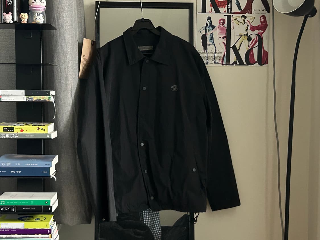 SANSAN GEAR 23SS COACH JACKET BLACK 상품이미지1