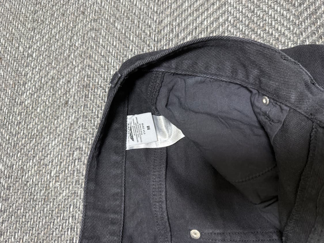 트래블 카펜터 데님 팬츠 블랙 M 상품이미지5