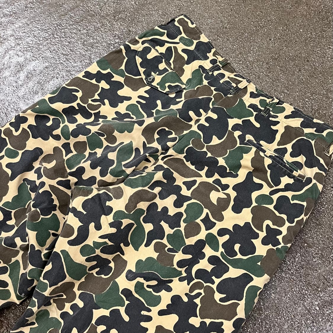 70s 빈티지 덕카모 퀼팅 팬츠 (35“) 상품이미지6