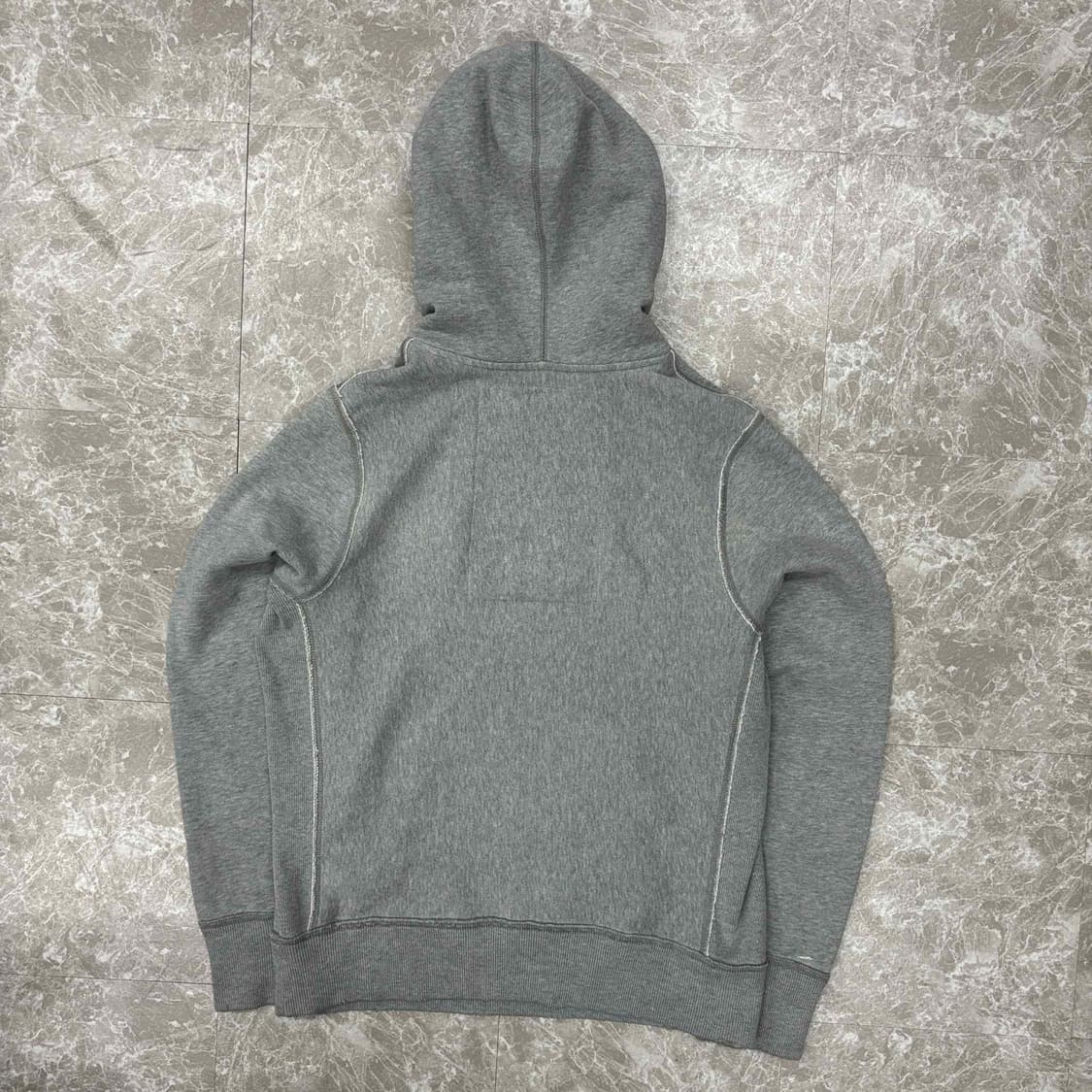 아베크롬비 y2k 올드스쿨 그레이 스웨트셔츠 후드티(M) 상품이미지3