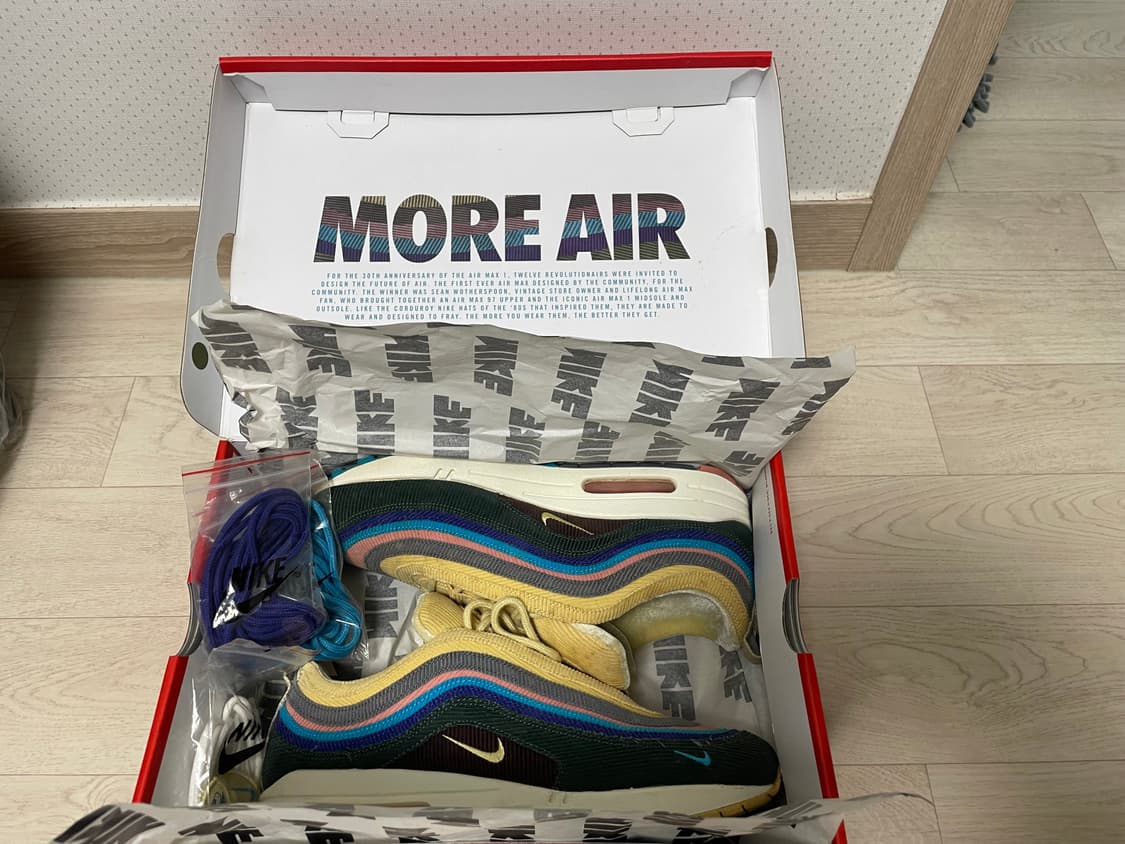나이키x 션 우더스푼 에어맥스 1/97, 270사이즈 상품이미지10