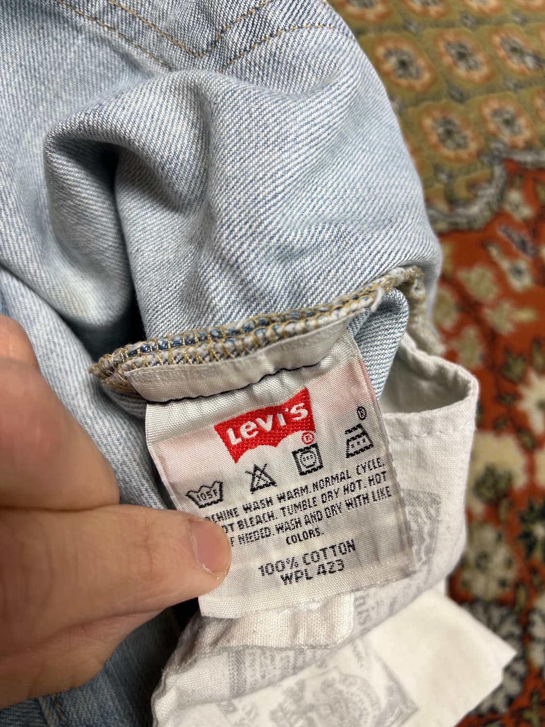 [36] LEVIS 리바이스 빈티지 501 연청 데님팬츠 상품이미지5