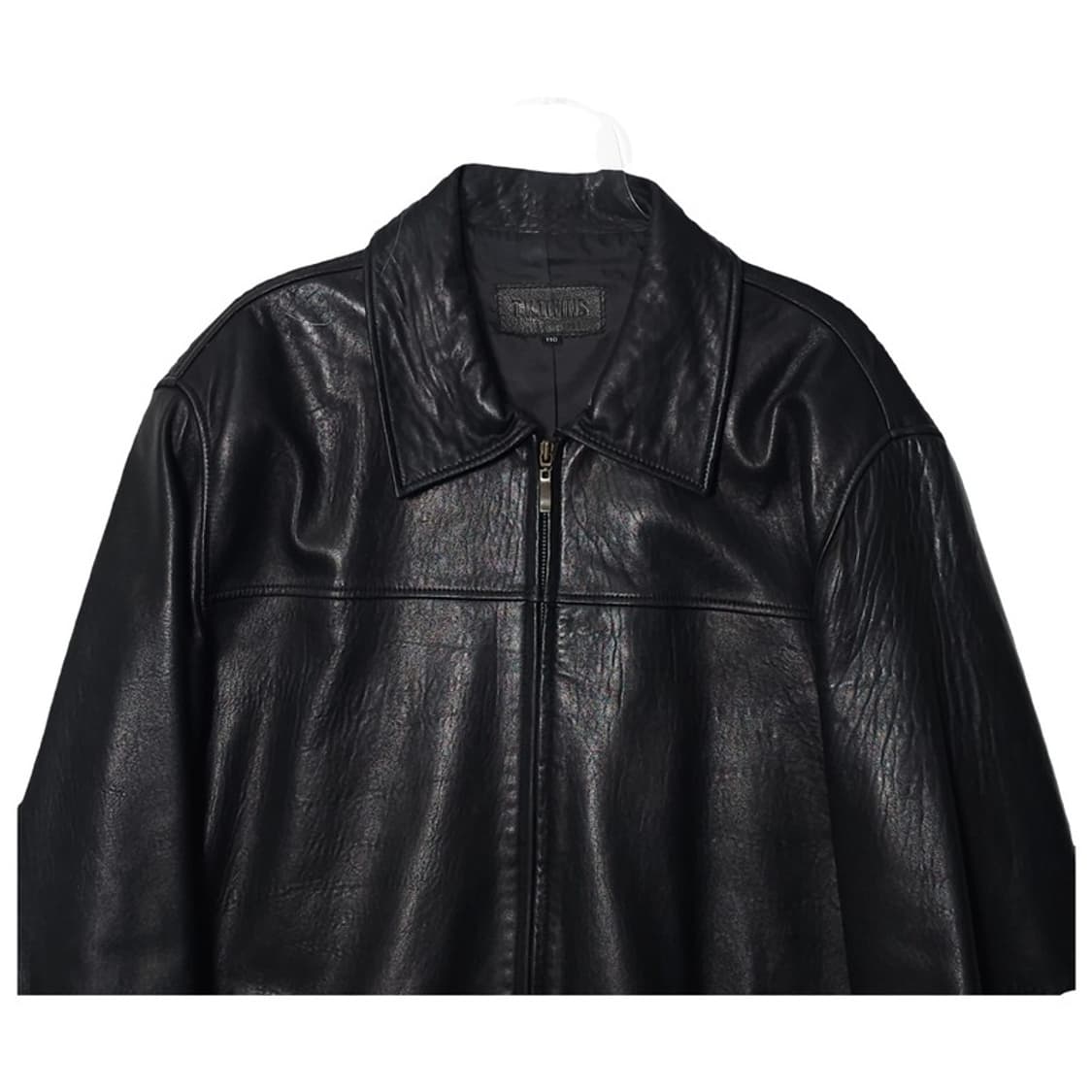 TK.TWINS 양가죽 집업 자켓 2XL 상품이미지3