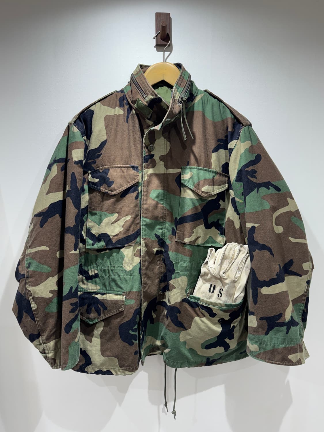 US Army 우드랜드 카모 M65 필드 자켓 (L-S / 내피 포함) 상품이미지1