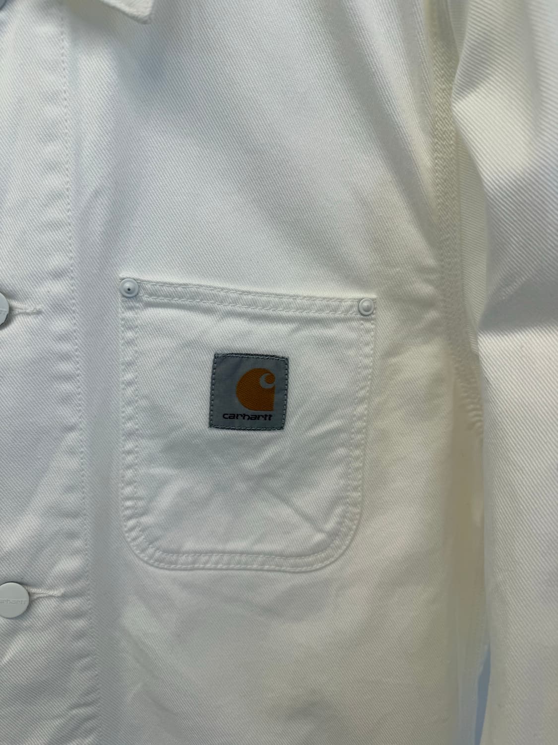 Carhartt White Denim Jacket 상품이미지4