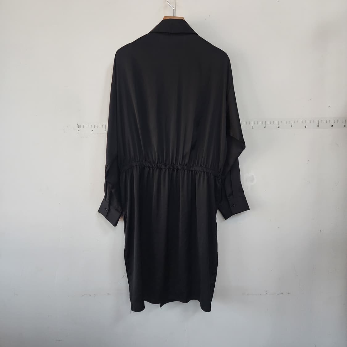 자라 블랙 실크 셔츠형 자켓 상품이미지5