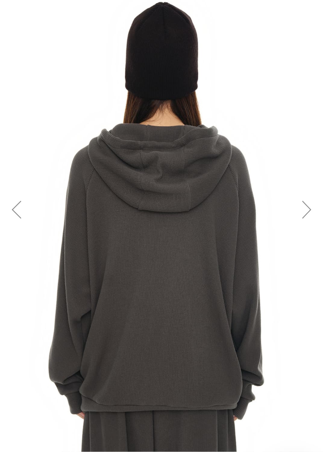 투머치택스 와플집업 차콜  상품이미지3