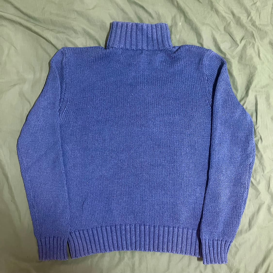 폴로 하프집업 니트 스웨터 상품이미지2