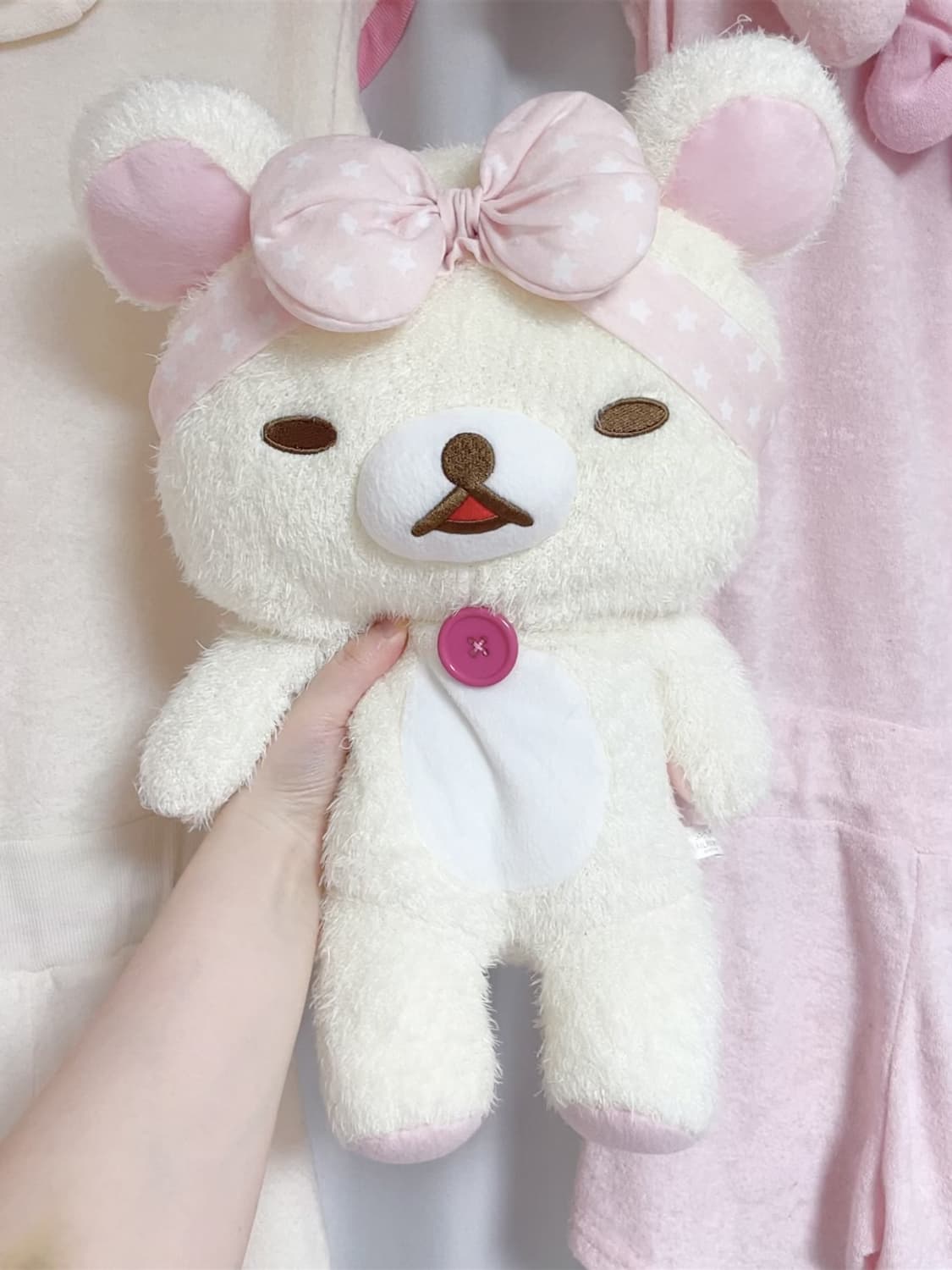 korilakkuma 코리락쿠마 고전코리락쿠마 파자마 인형 잠자는코리락 상품이미지1