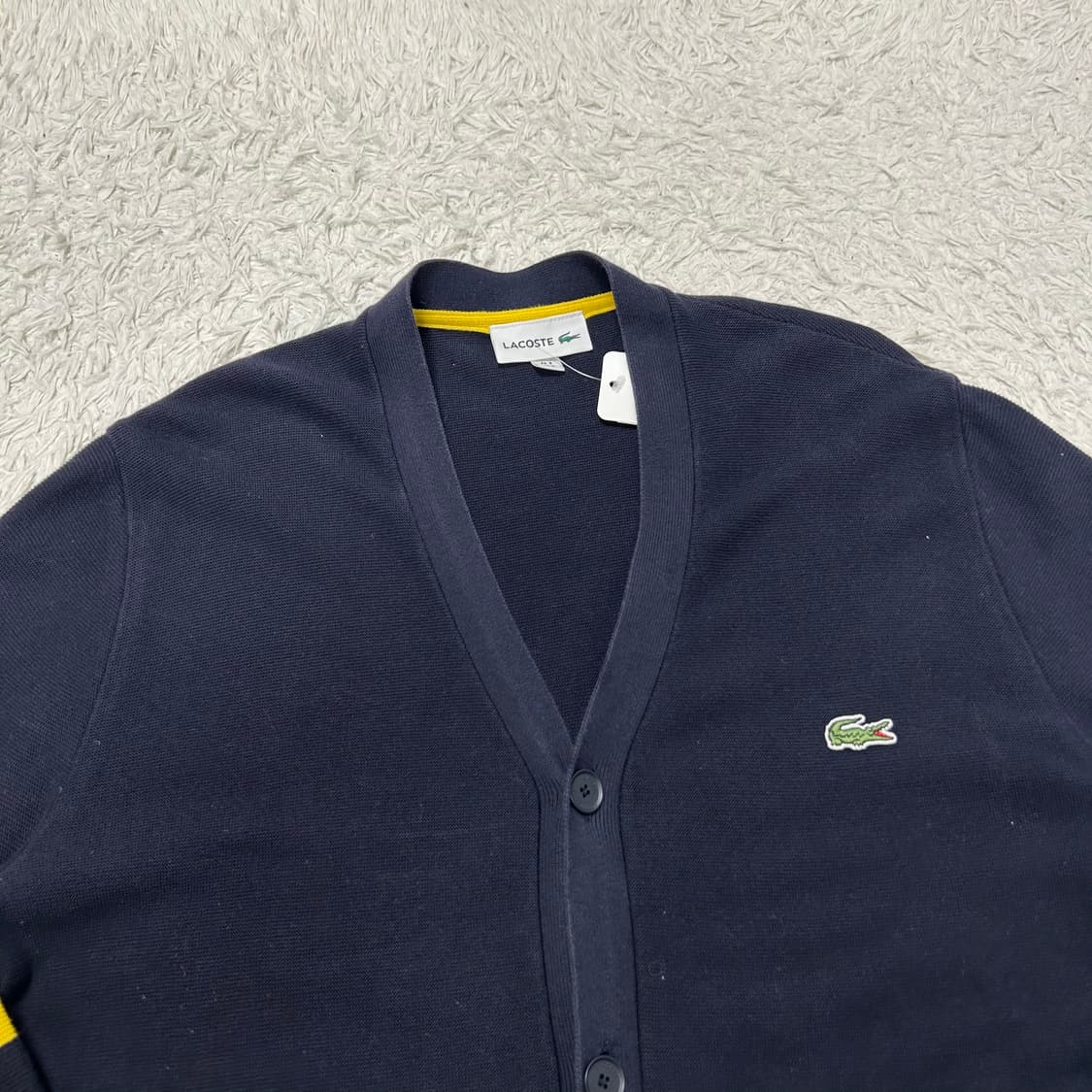 Lacoste navy knit cardigan 상품이미지5