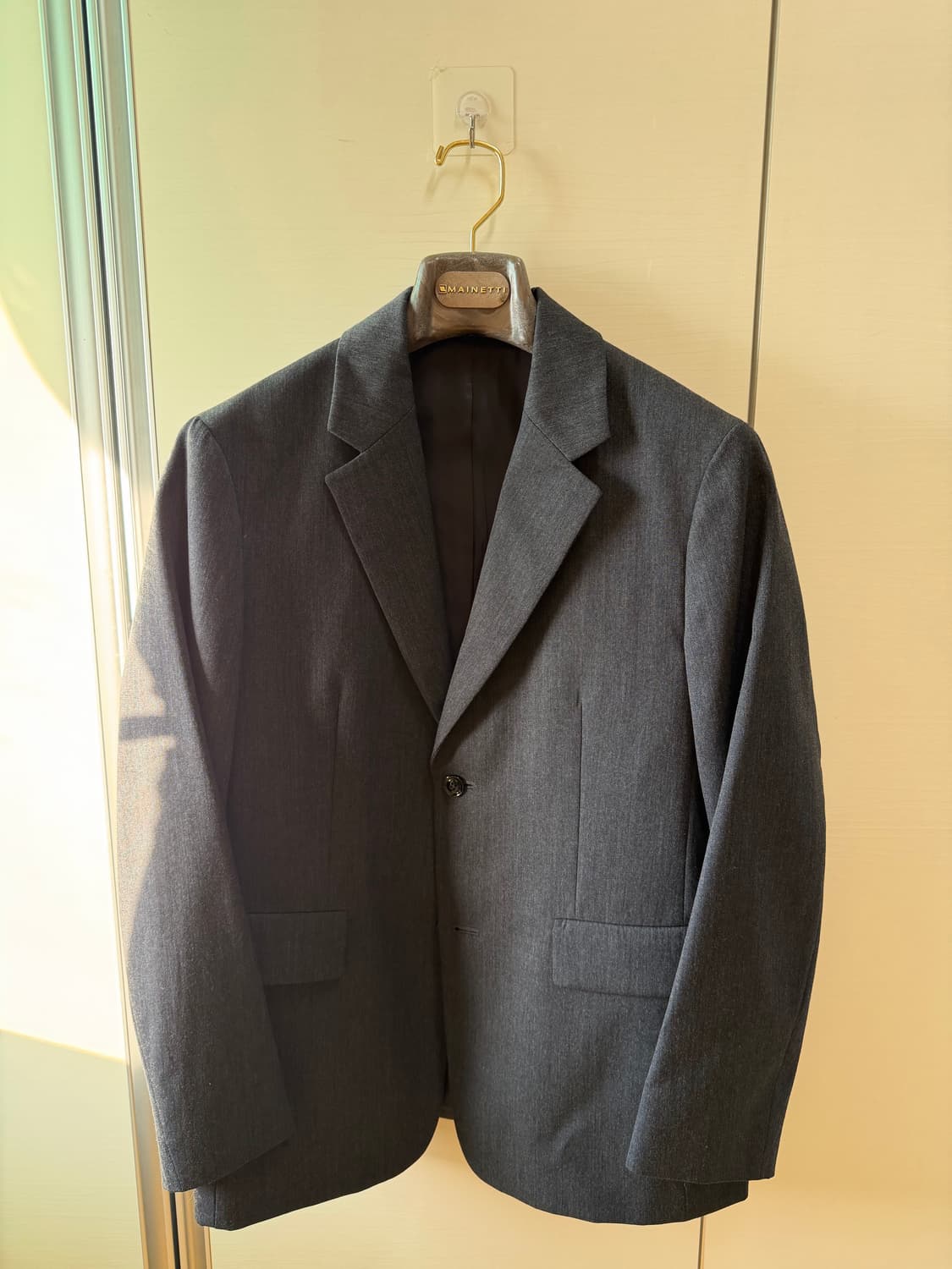 벨리에 3117 자켓 차콜 그레이 (울 100%) - S사이즈 상품이미지2