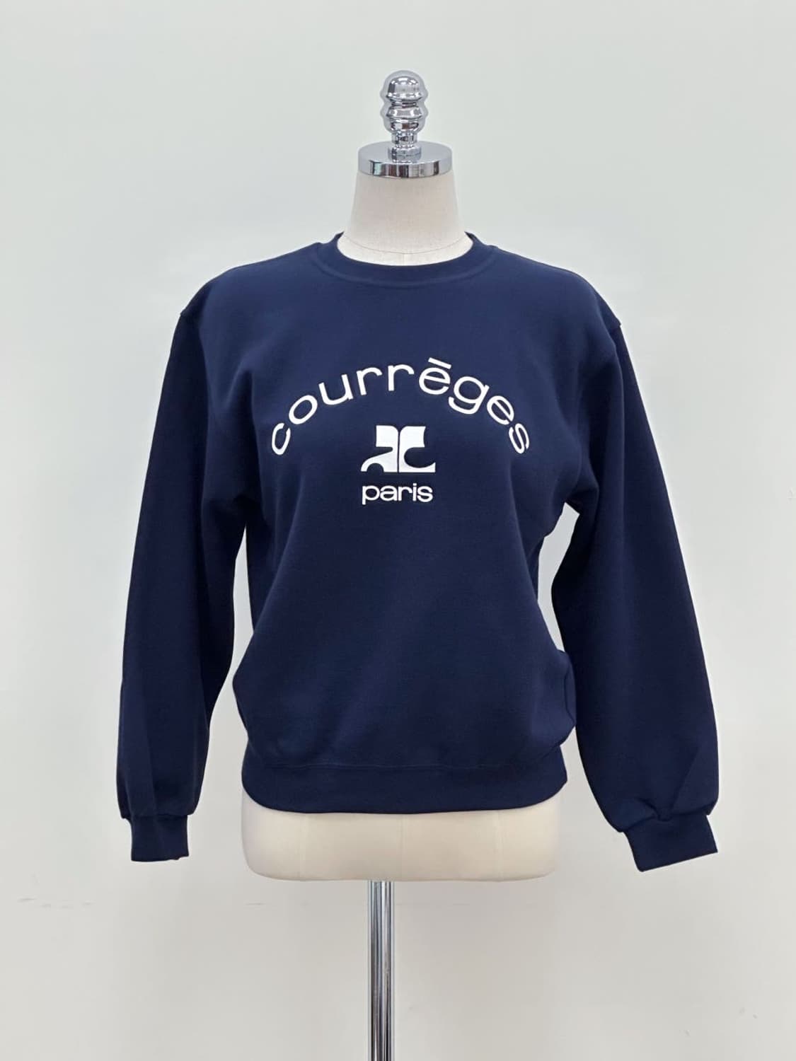 [새상품] courreges / 꾸레쥬 네이비 빅로고 맨투맨  상품이미지7