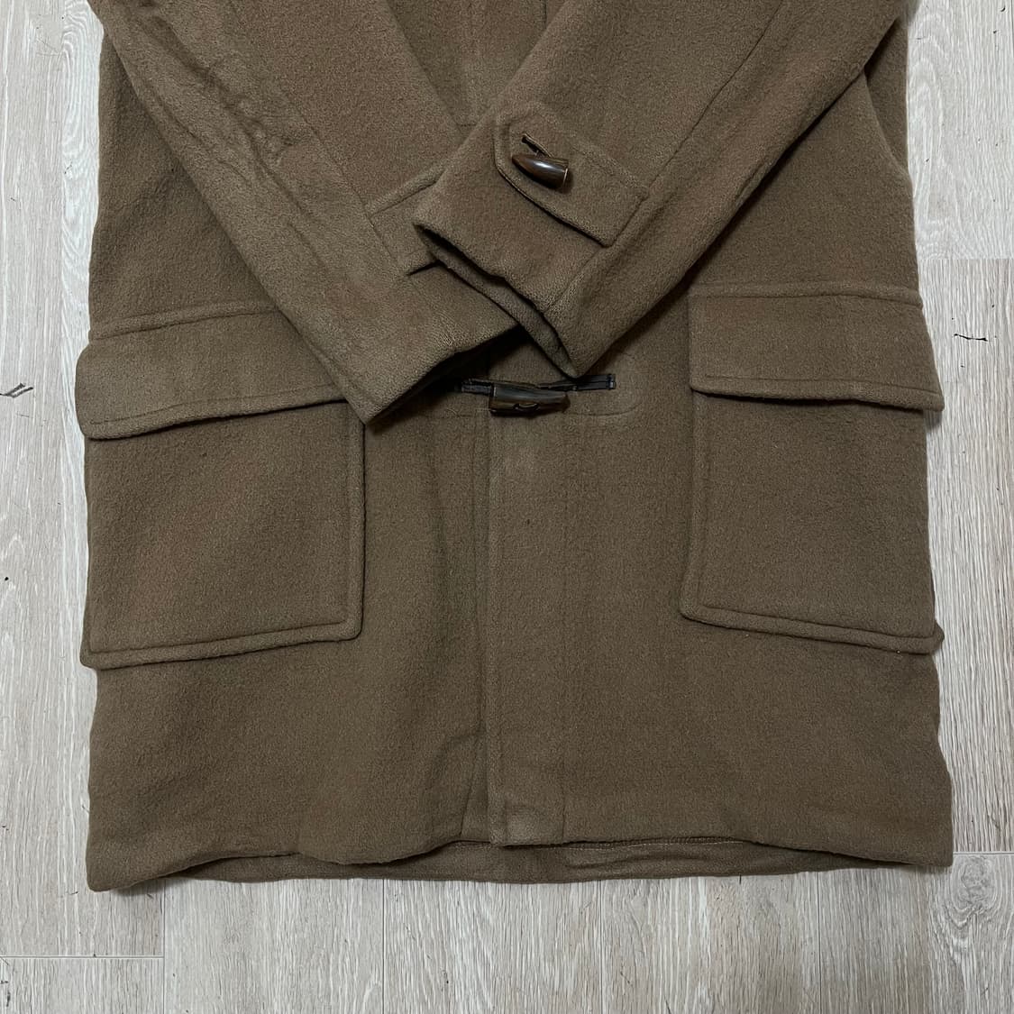 버버리 울 더플 베이지 떡볶이 코트 L(100) 상품이미지5