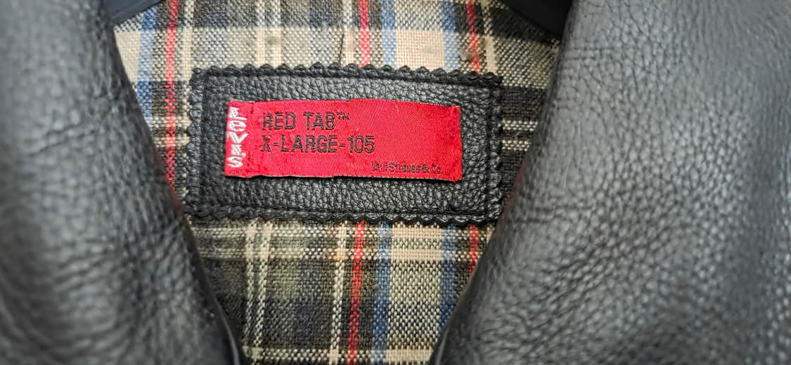 리바이스 카우레더 소가죽 자켓 105사이즈 택포 상품이미지5