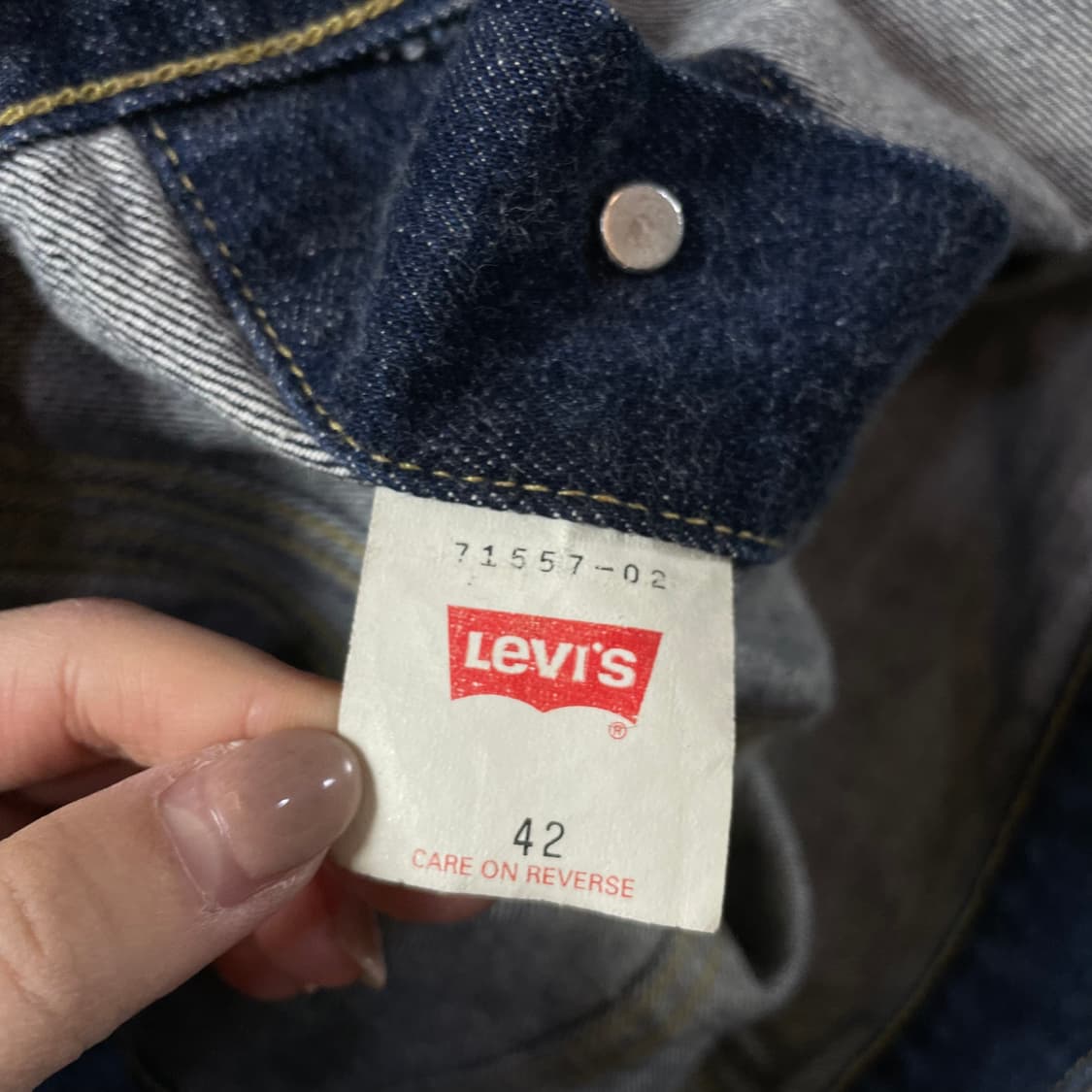 리바이스 진청 투포켓 데님 자켓 557 상품이미지6