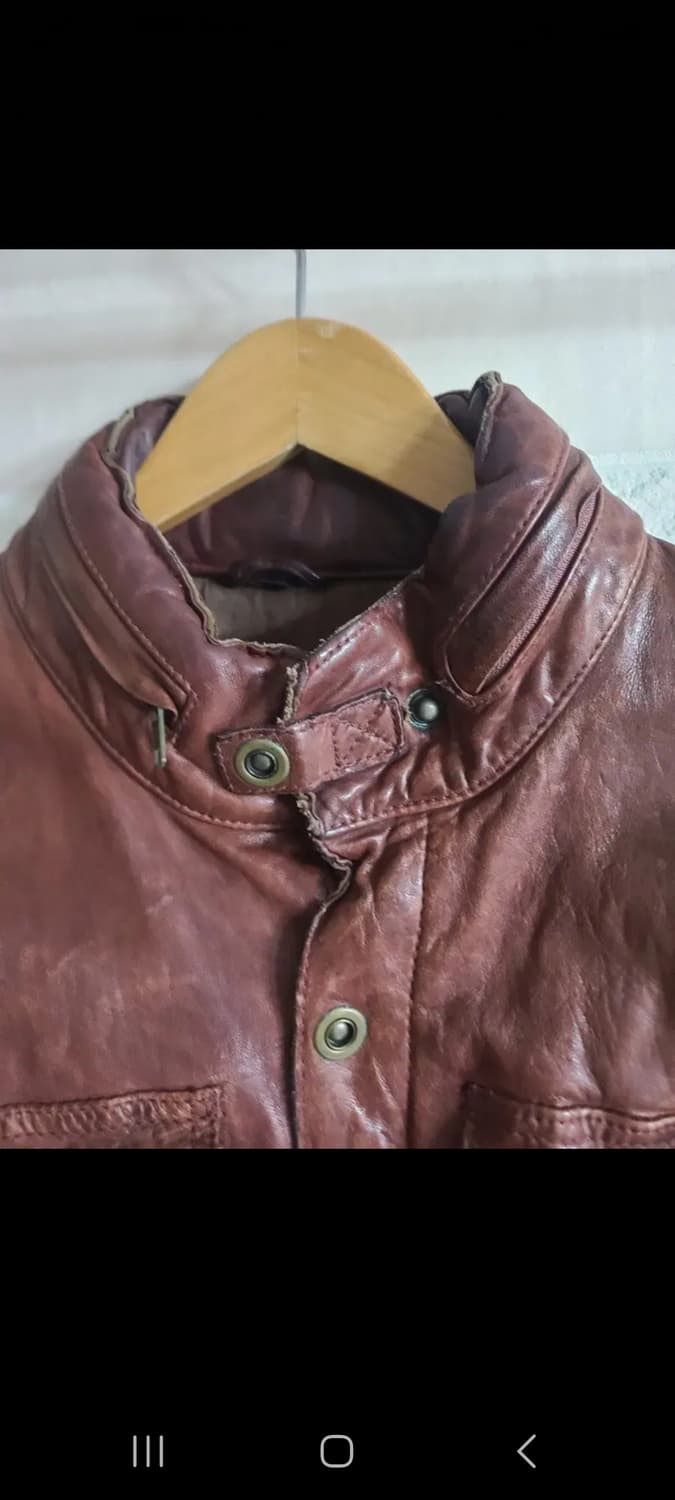 [수]딘 남자 양가죽 자켓 M 상품이미지7