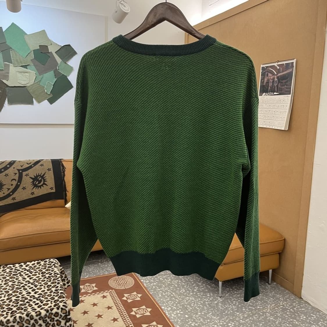 아디다스 레트로 90's 제우교역 울 뜨개 니트 100 C09758 상품이미지4