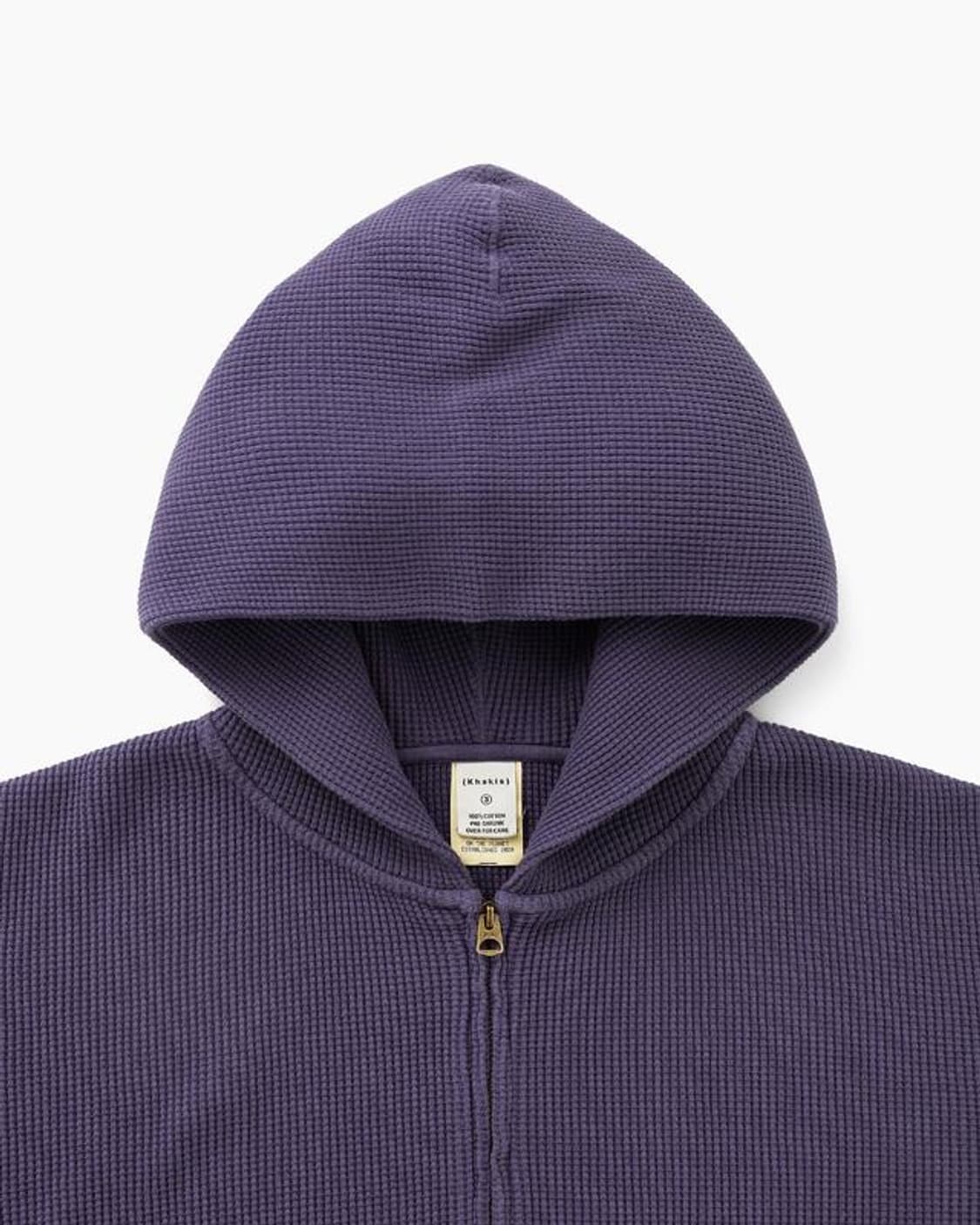 (새상품) 카키스 - Waffle Full Zip Hoodie 상품이미지6