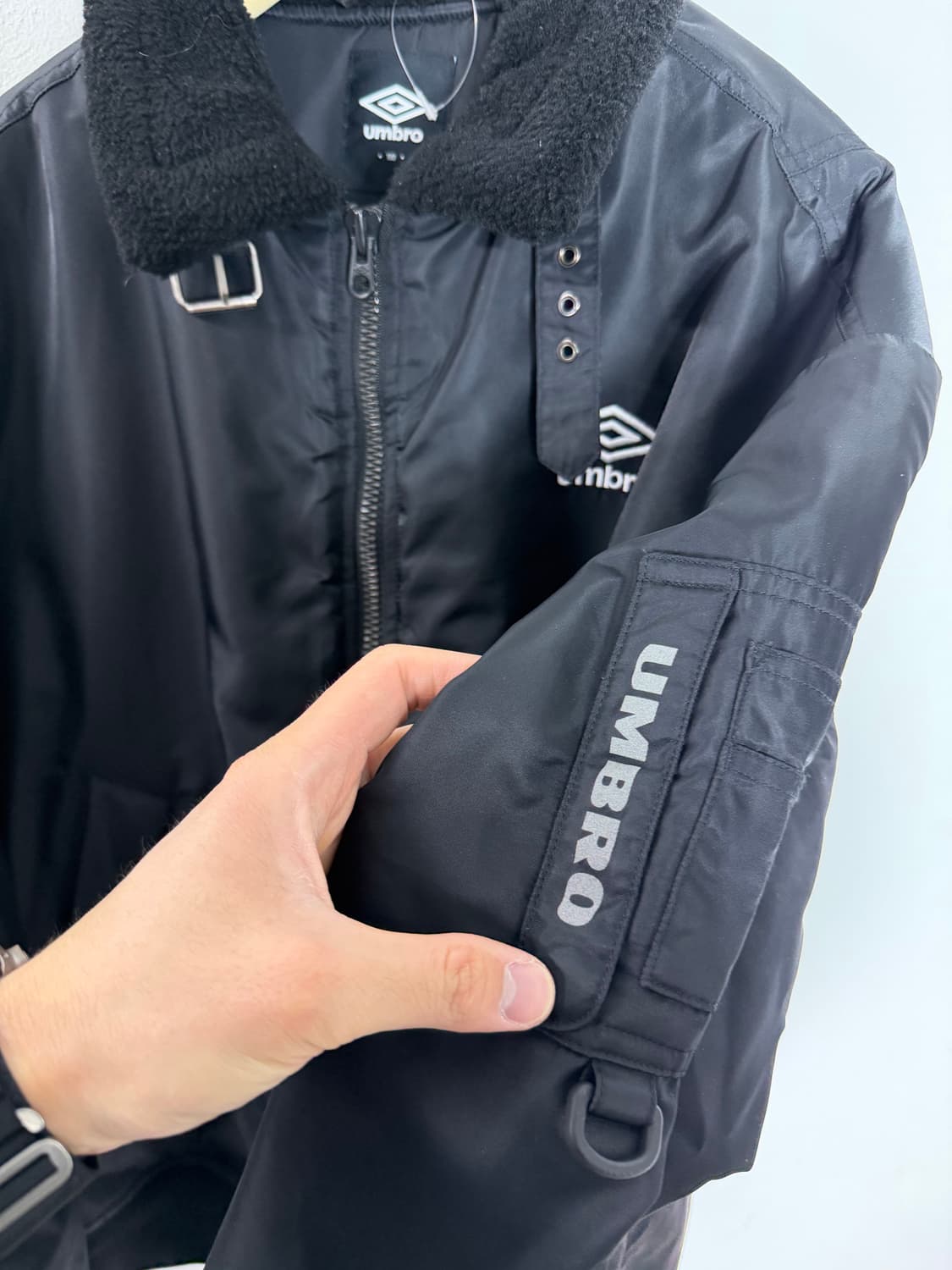 엄브로 항공점퍼 ma1 블루종 봄버자켓 엄브로자켓  상품이미지3