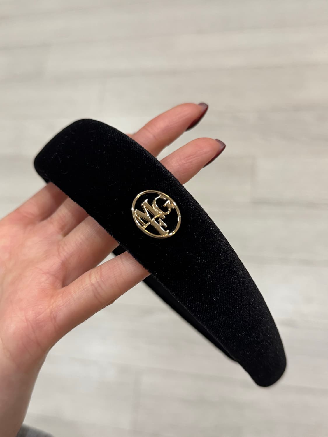 마리떼 벨벳 헤어 밴드 머리띠 상품이미지3