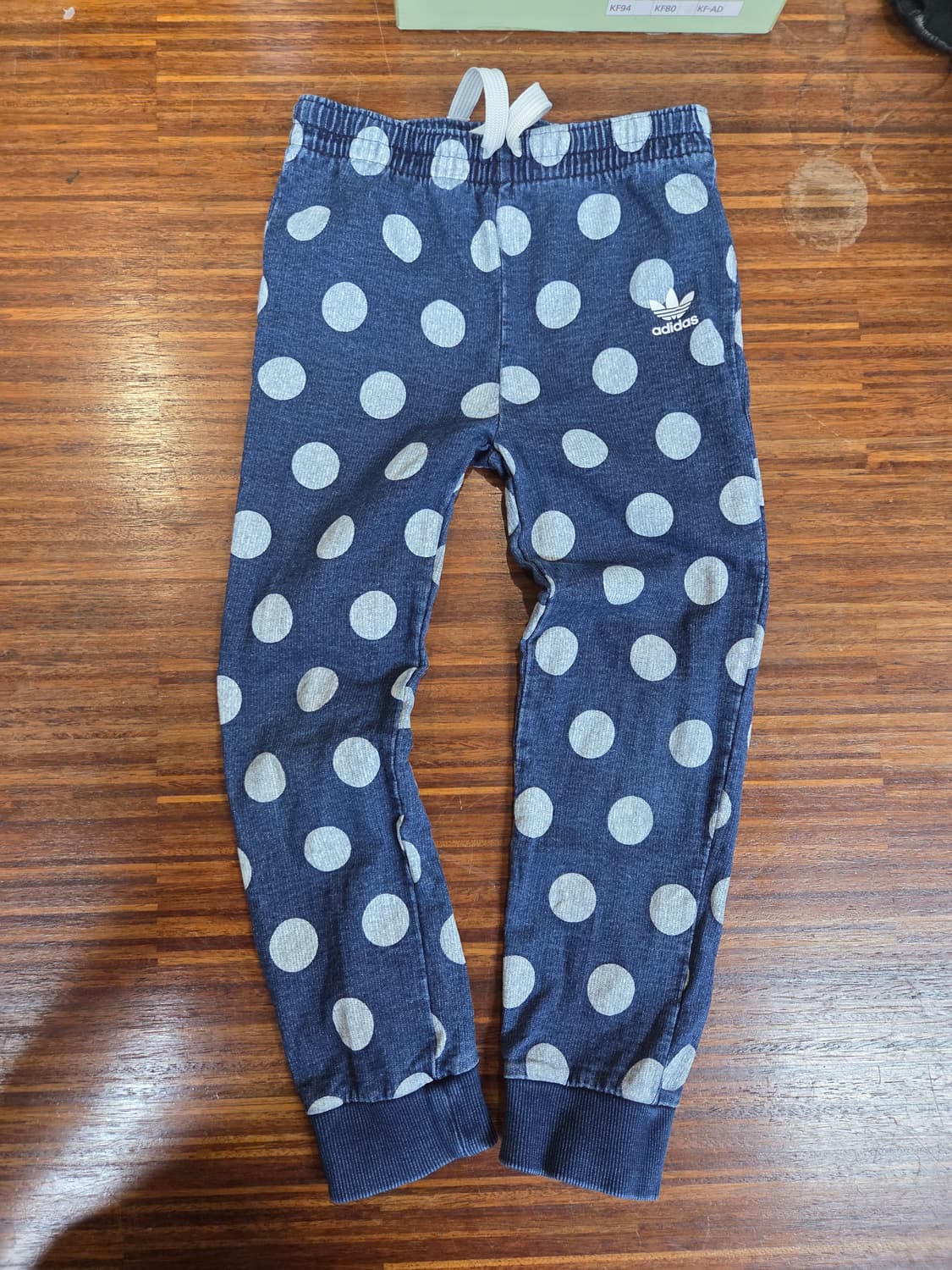 아디다스 키즈 도트 데님팬츠 120cm 상품이미지1